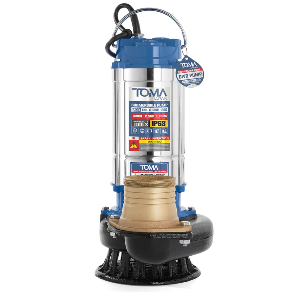 ปั๊มจุ่ม TOMA JAPAN รุ่น TM-TURBO-660 ขนาด 3 นิ้ว 2.5HP 1,900W